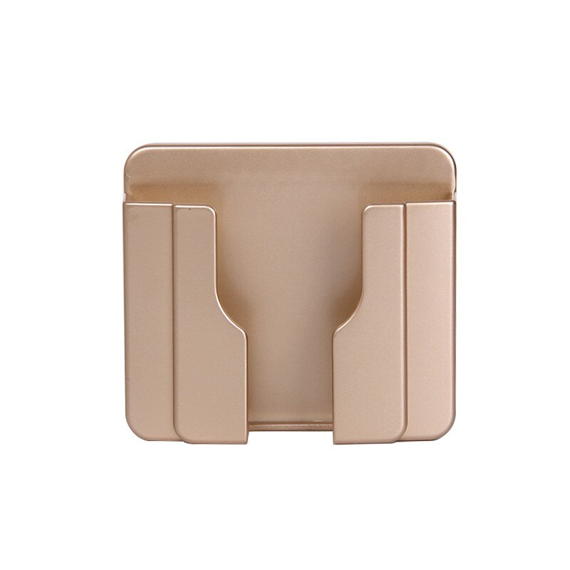 Portable Phone Wall Charger Hook Holder Hanging Stand Bracket Support Charge Hanger Rack Shelf Mobile Phone Hook Storage Boxes: gold