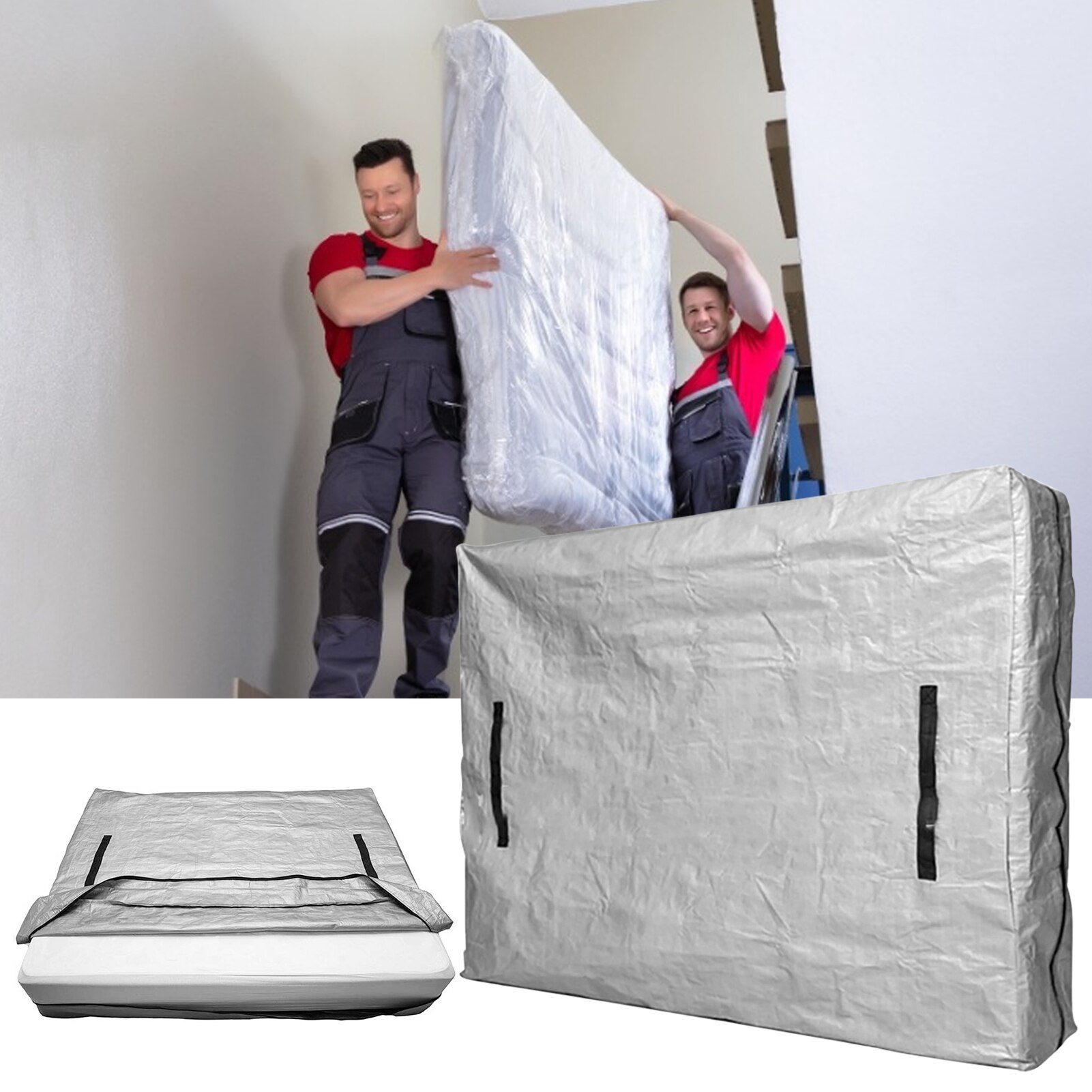 Matras Zakken Waterdichte Ritssluiting Matrashoes Voor Moving Opslag Vochtbestendige Stofkap Moving Thuis Opslag