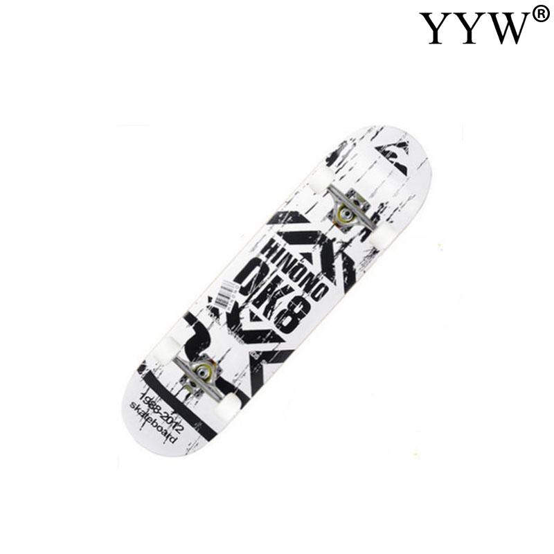 80x20cm Double Kicktail ABEC-7 99A PU Cruiser Rocker Maple 4 Wheel Teenager Adult Sidewalk Skating Street Skate Board Skateboard: A3