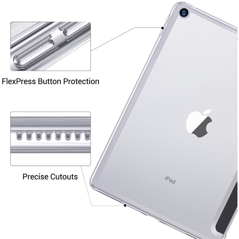 Tablet case for Apple ipad Air 3 10.5" Smart sleep wake Protective Solid Shell Three fold fundas PU leather for A2152 A2123