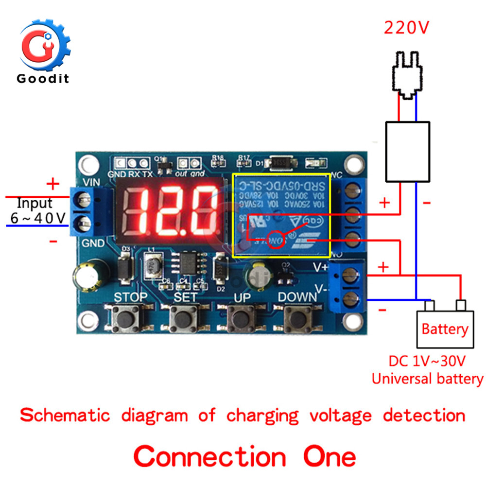 18650 Lithium-Batterie Ladegerät Bord mit Über Gebühr Entladung Schutz 6-40V Integrierte Schaltungen Bord Modul