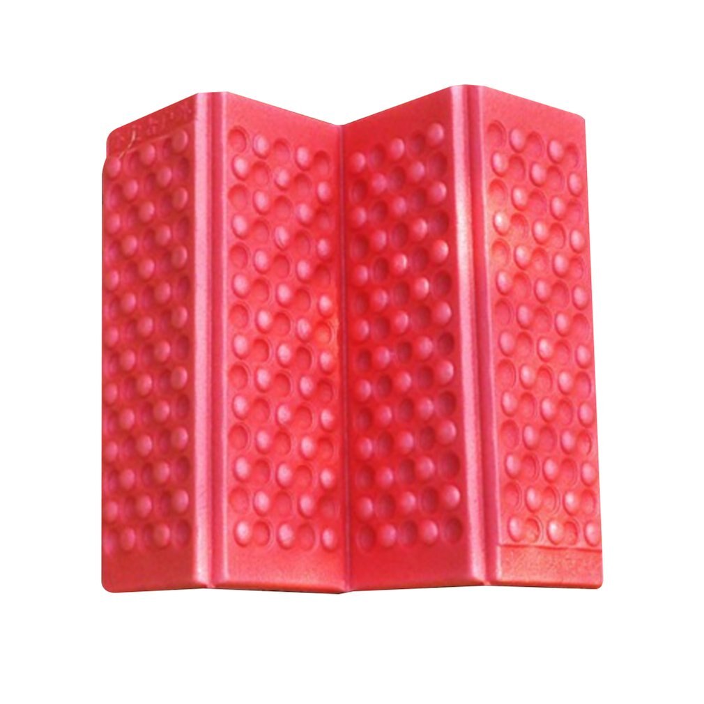 Adiabatic And Subtle Independent Bubble Structure Picnic Moisture Pad Thick Foam Moisture-proof Small Cushions Cool Floor Mat: red