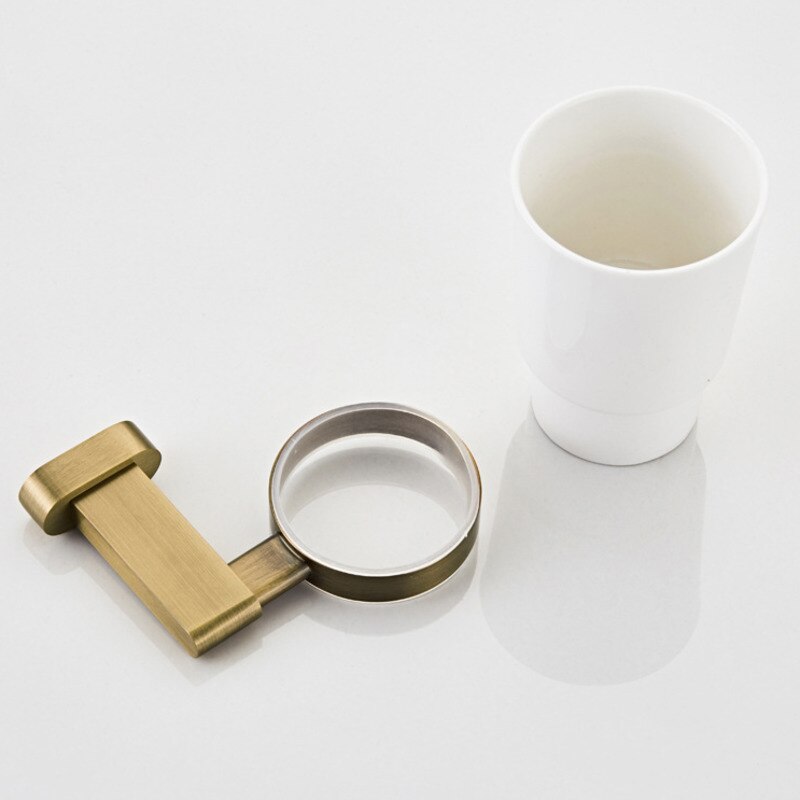 Porte-gobelet de brosse à dents, porte-gobelet mural, accessoires de salle de bains, matériel de salle de bains