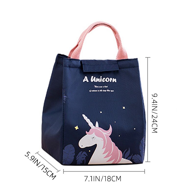 Borsa da pranzo più fresca del fumetto per Picnic borsa da viaggio impermeabile isolata per Organizer per colazione termica da viaggio per bambini