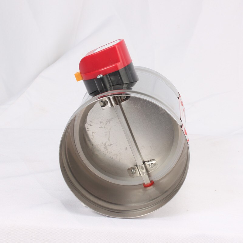 80/100/125/150/200 Mm Rvs Elektrische Luchtkanaal Demper Klep Hvac Luchtkanalen gemotoriseerde Air Demper AC220V Actuator Drive