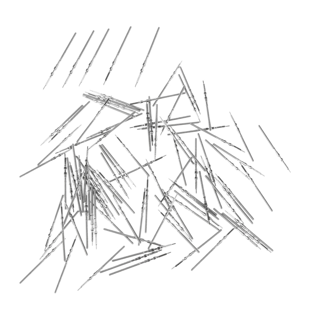 100Pcs Generic Replacement Parts Watch Winding Stem for Different Watches