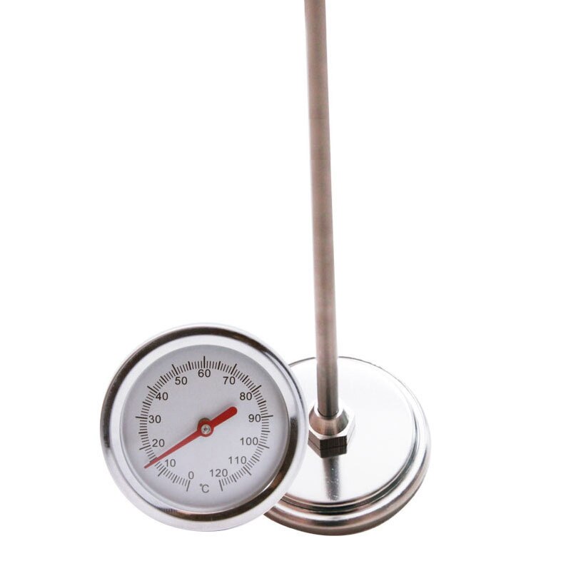 Termómetro del suelo de Compost de 20 pulgadas/50cm de longitud, Detector de sonda de medición de acero inoxidable de grado alimenticio Premium