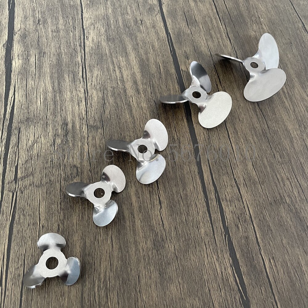 For lab mixer equipment 1pcs 304 stainless steel Rotating DIA4cm to 12cm three blade propeller ,Push up the material propeller