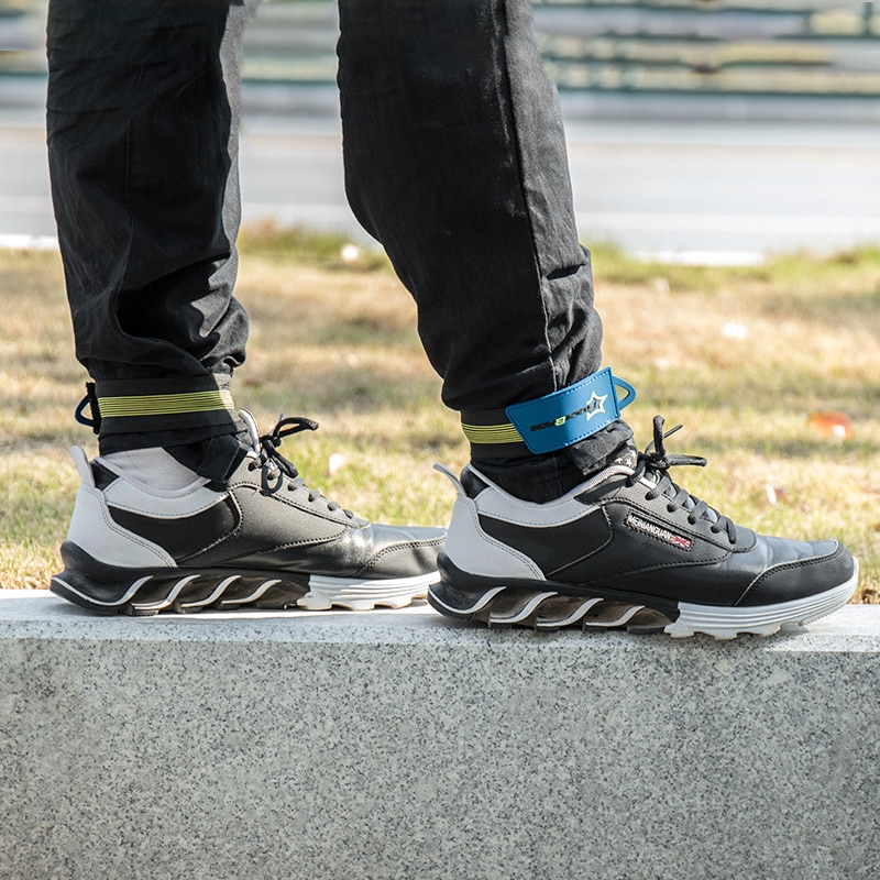 ROCKBROS Ciclismo Corsa E jogging Fasce sport tutto'aria Aperta Del Piede di Sicurezza Supporto Della Caviglia di Protezione Bicicletta Pantaloni Cintura Pressurizable Dalla Fasciatura