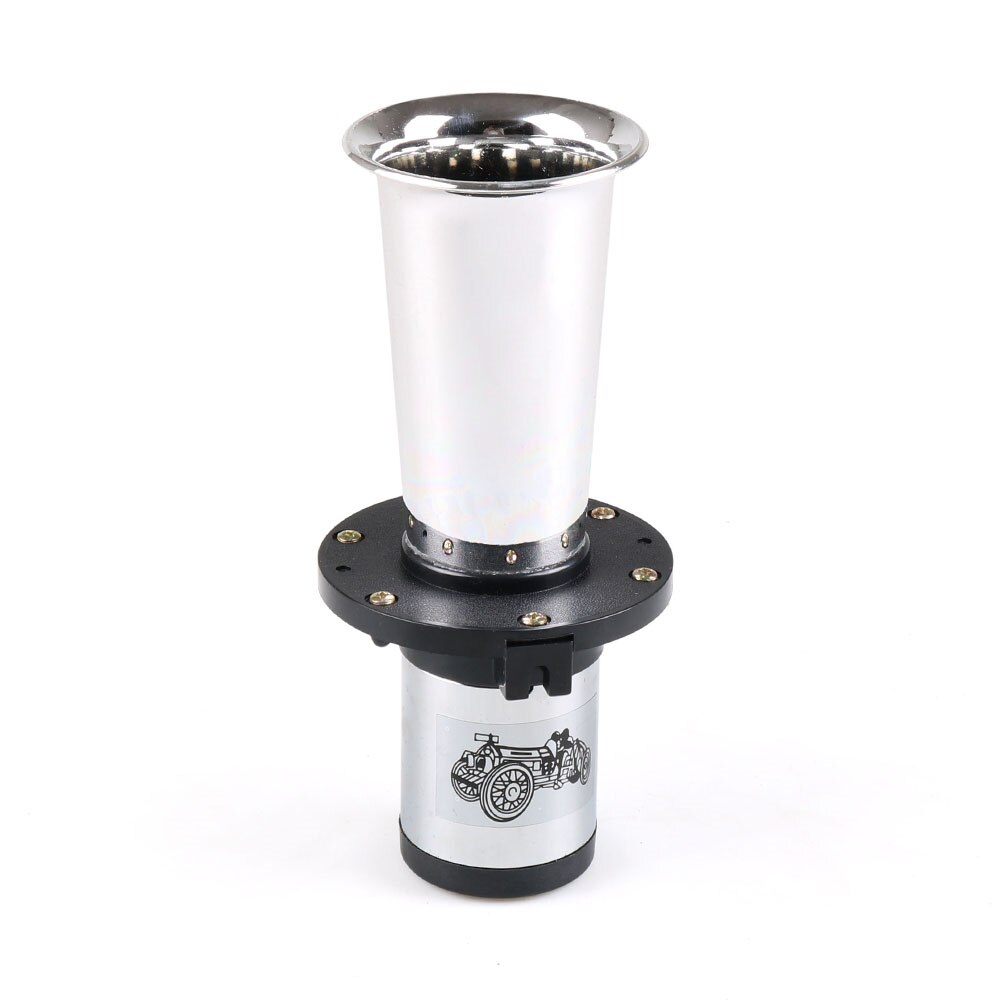 Cuerno de aire antiguo para coche, bocina clásica Vintage de 12V, OO-GA, para Ford Modelo T, Old School, cromo, 115dB: plating silver