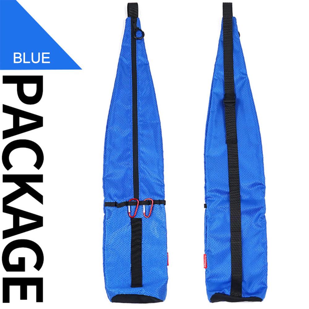 Outdoor Hiking Walking Stick Carry Bag Waterproof Crutch Storage Case Walking Trekking Pole Bag Backpacking Carrying Bag: Blue