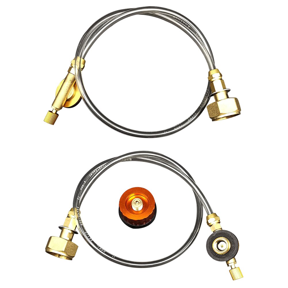 Outdoor Camping Gasfornuis Refill Adapter Tank Coupler Fles Adapter Propaan Refill Adapter Tank Koppeling Adapter Accessoires