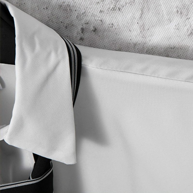 Hommes chemises hommes hauts Patchwork avec cravate Simple loisirs tout-match trois quarts manches Chic coréen mince respirant Chothes en vrac