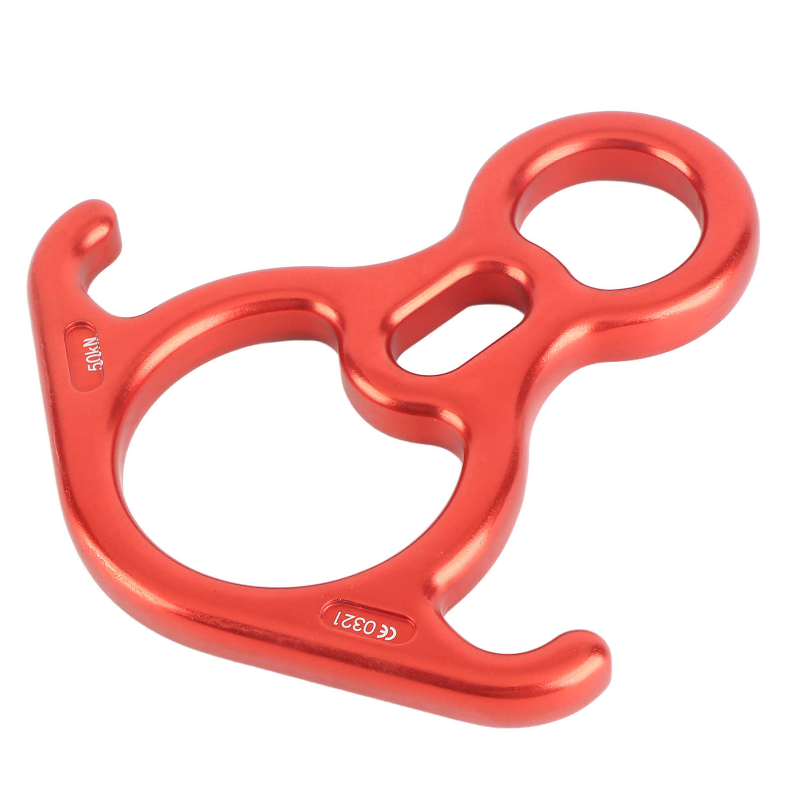 Figura de 50KN, descenso de cuerda de 8 palabras, Rappel, equipo de escalada en roca, descenso de 50KN, escalada, descenso de 8 cuerdas