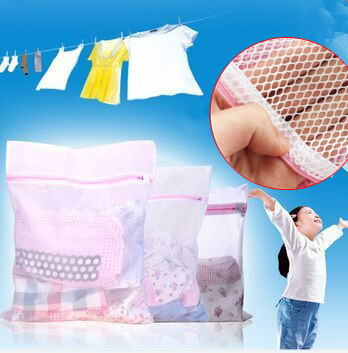3 Size Ritssluiting Mesh Wasserij Wassen Tassen Opvouwbare Fijne Lingerie Bh Sokken Ondergoed Wasmachine Kleding Bescherming Netto S