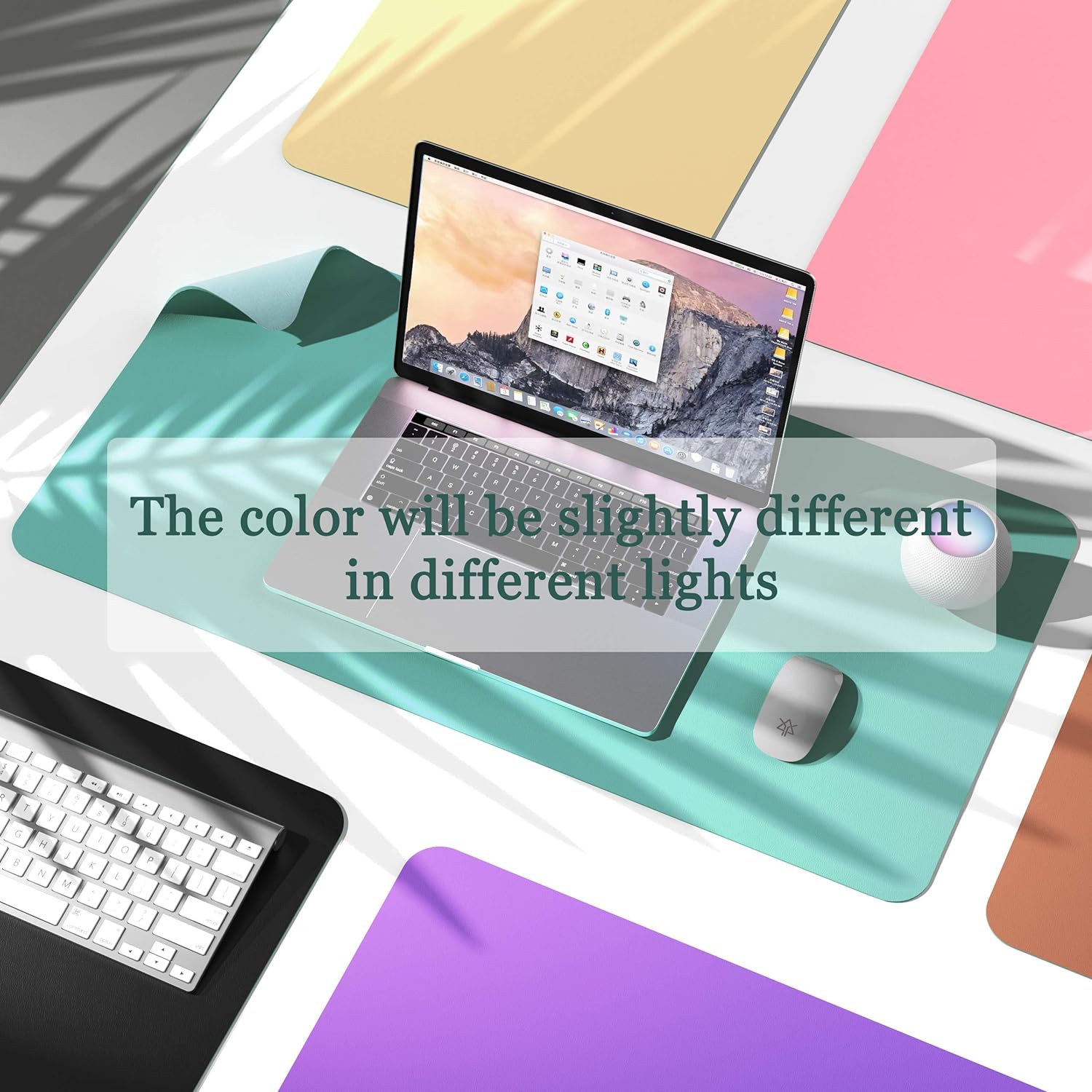 XXL Office Desk Pad Mat PVC Leather Waterproof Mouse Pad Desktop Keyboard Desk Pad Ultra Thin Large Desk Blotter