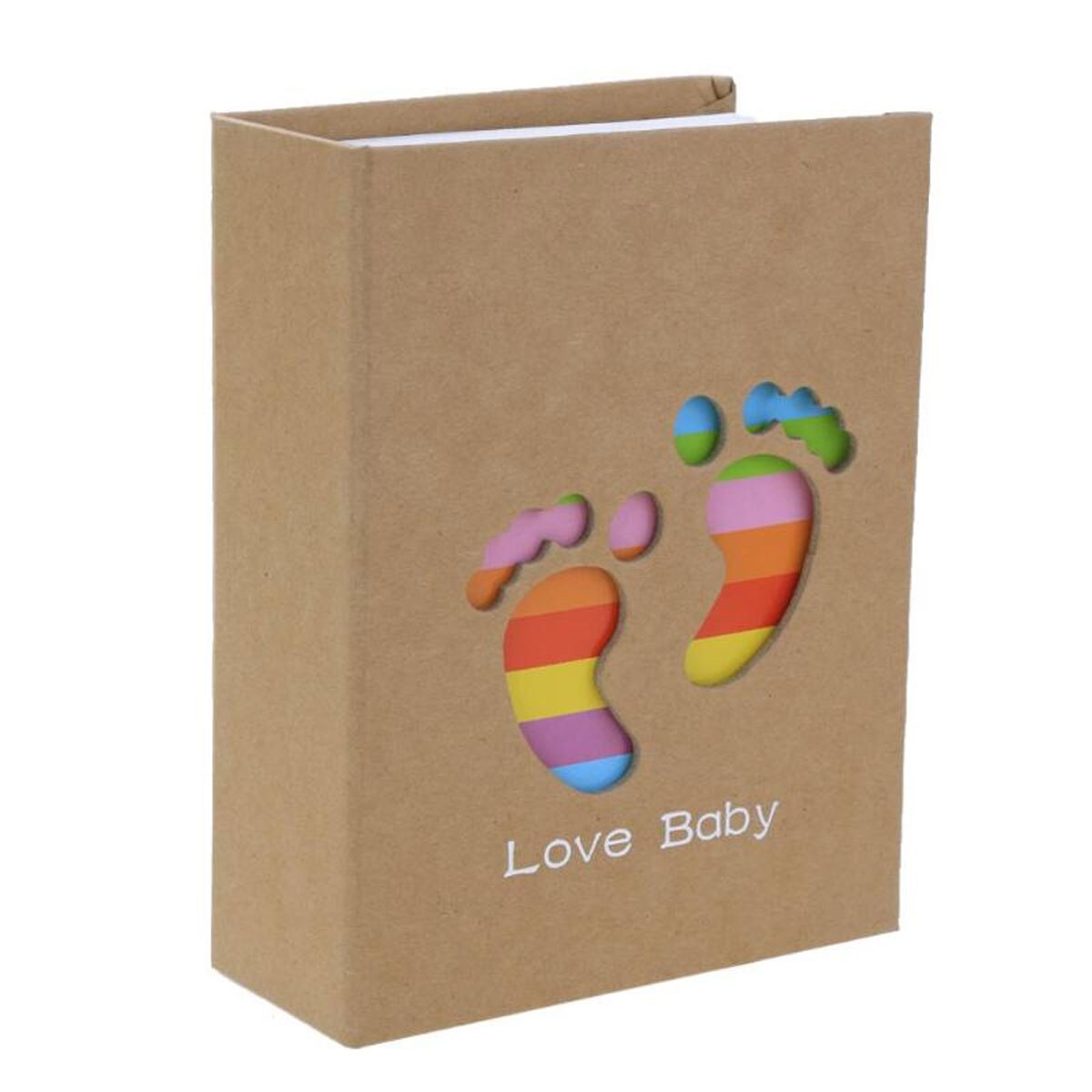 4R 6 Inch 100 Pagina 'S Pocket Interleaf Type Fotoalbum Foto Opslag Frame Baby Bruiloft Familie Geheugen Foto 'S Opslag Hold case: Feet