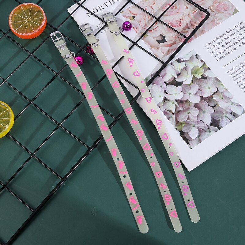 Lichtgevende hondenhalsband met bellen, lichtgevende kattenhalsband, lichtgevende hondenhalsband