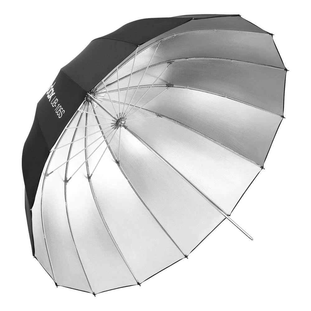 Godox UB-85D 85Cm Wit Parabolische Reflecterende Transparante Zachte Paraplu Studio Licht Paraplu Met Zwart Zilver Diffuser Cover