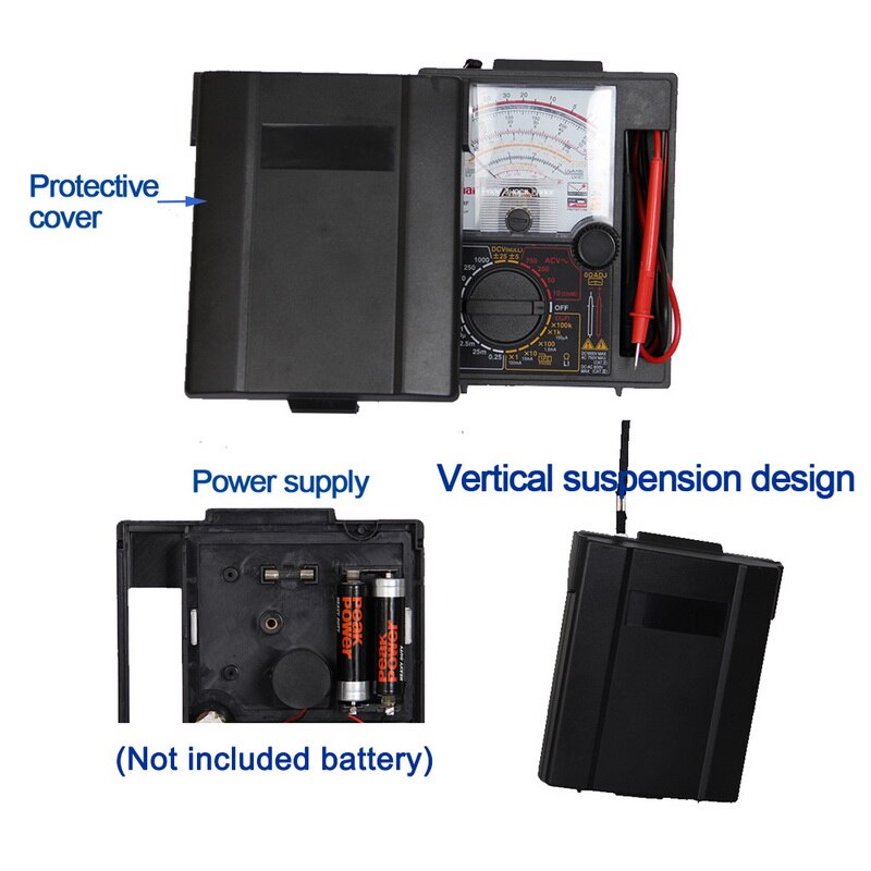 YX360TRD Pointer Multimeter Analoge Meter Met AC DC Volt Ohm Huidige Capaciteit Resistance Tester Elektrische Multitester