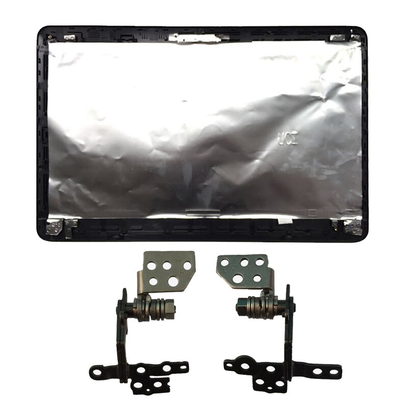 For Sony Vaio SVF151 SVF152 Series SVF152A29M SVF1521RB Laptop Rear Lid TOP Case LCD Back Cover/Bezel/Palmrest/Bottom Base Case: black A and Hinges