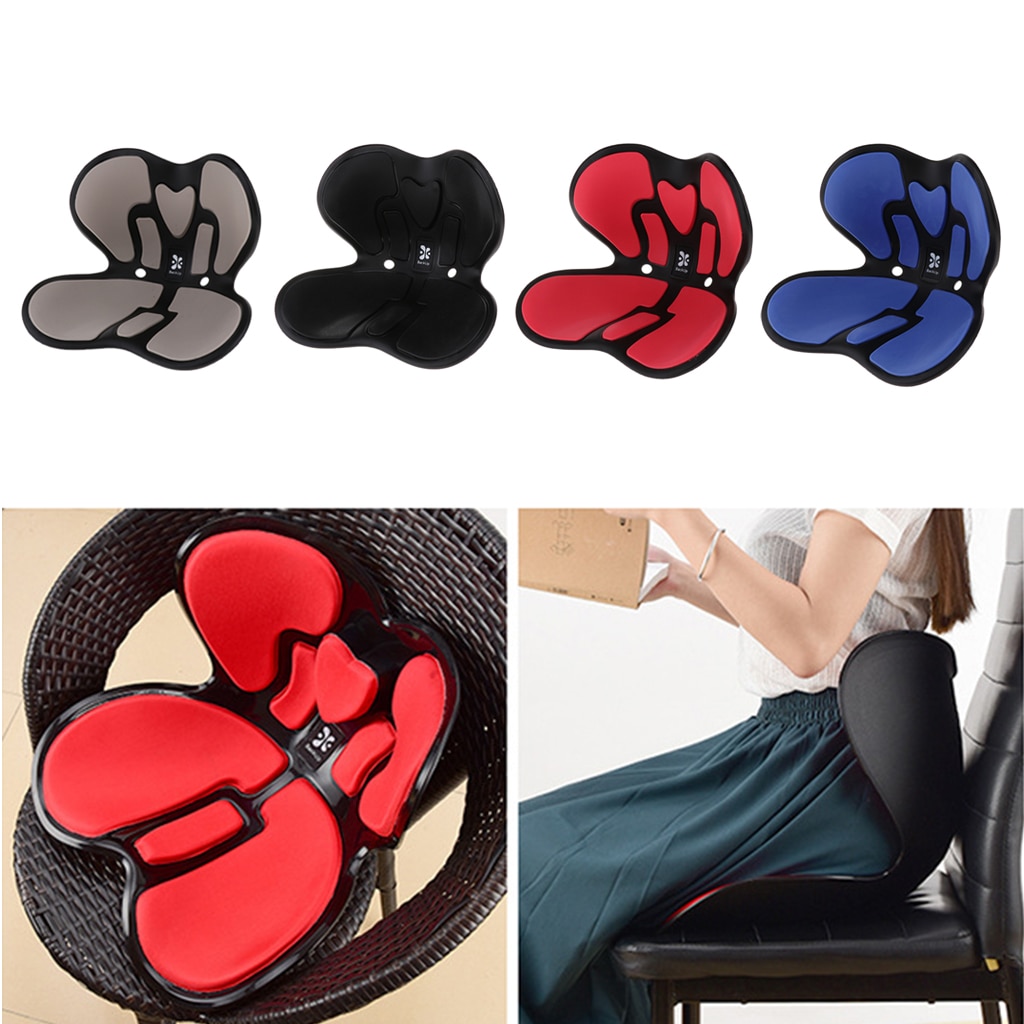 Children Premium Seat Back Cushion Posture Correction Hunchback Prevention