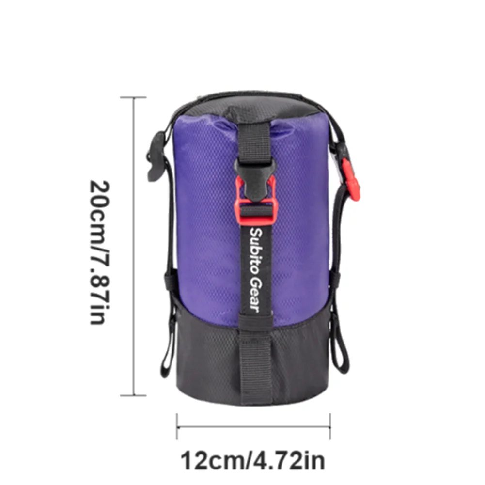 Camping-Schlafsack, Kompressionspack, wasserdicht, ultraleicht, Schlafsack, Mehrzweck, platzsparend, für Daunenjacken: Lila