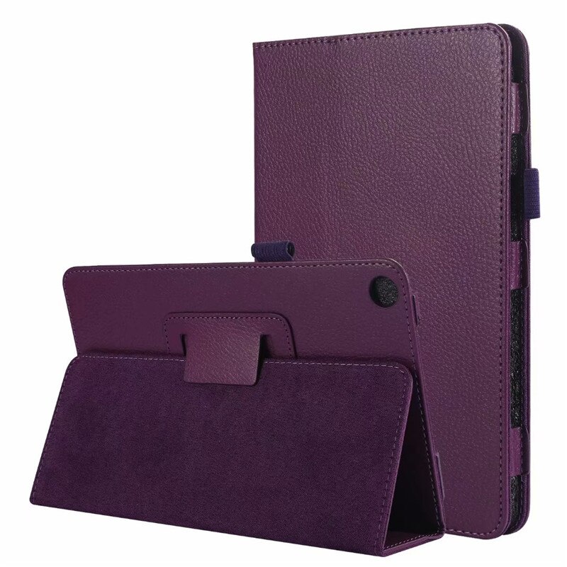 Luksusowe etui do Huawei MediaPad M5 lite 8.0 JDN2-AL00 JDN2-W09 Tablet miękka podstawka pokrywa dla Huawei M5 Lite 8 cal Case Fundas: 02 Purple