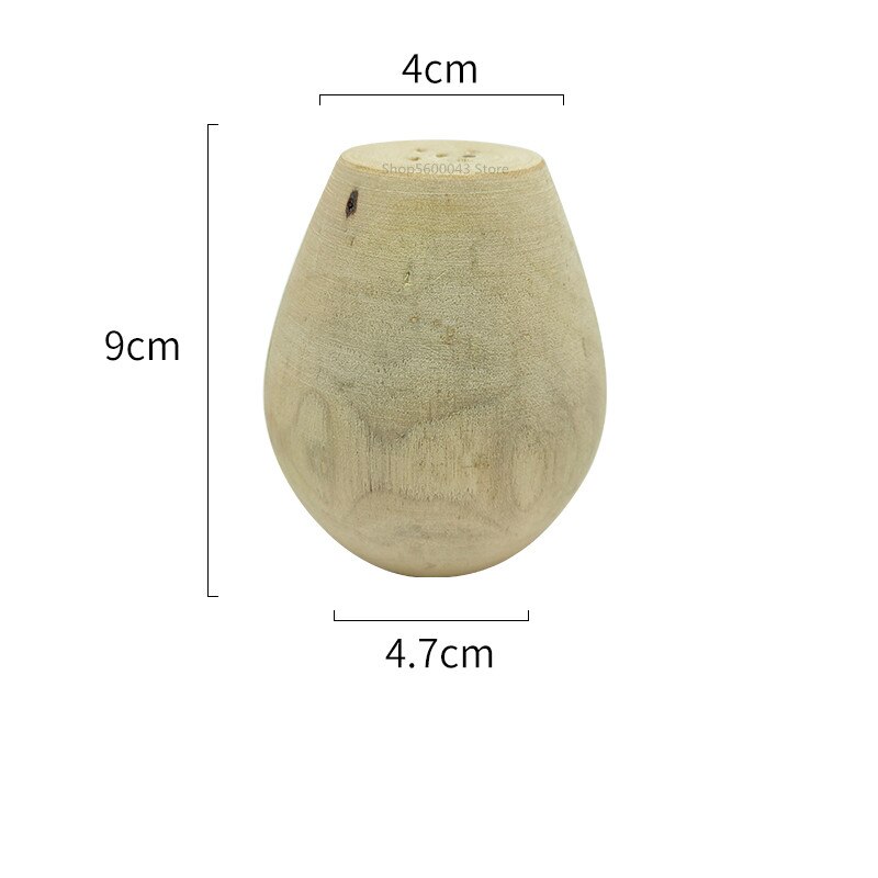 Modificador de caño de cerámica, herramientas de fabricación de ollas de arcilla púrpura de doble cabeza, golpeador de barro, cucharón de madera, huevos, tetera, manualidades, modelado: B