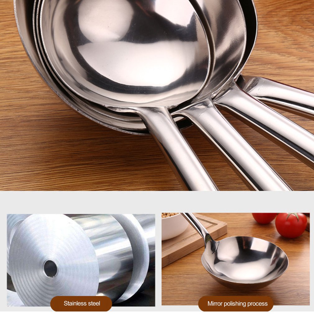 Stainless Steel Cooking Shovel With Wooden Handle Portable Household Spoon Cook's Frying Spoon Stir Fry Spoon