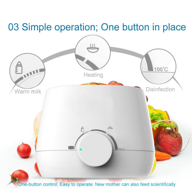 Bottle Steam Sterilizer Multipurpose Baby Bottle Warmer Smart Baby Bottle Disinfection Insulation