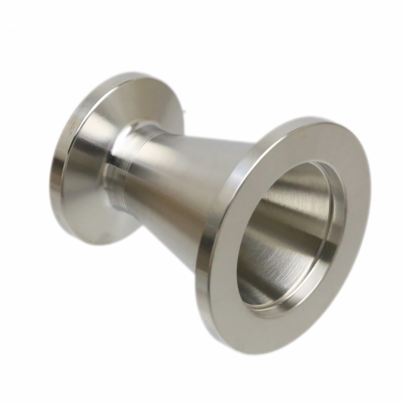 ISO-KF10 to KF25 (NW/KF-10 to 25) Conical Reducer Adapter Vacuum Flanges Pipe Tube Fitting SS304 Stainless Steel 304