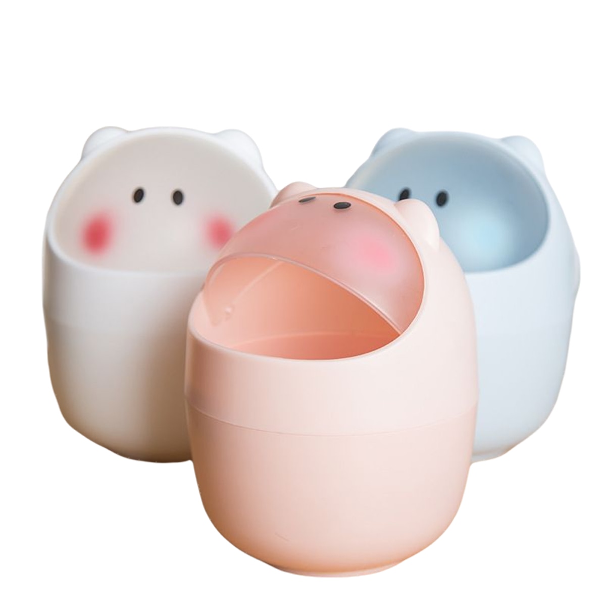 Mini kippen Lagerung Eimer Karikatur Schwein Büro Schreibtisch Dekoration Leben Haushalt Zubehör Kleine Leicht Zu Tragen