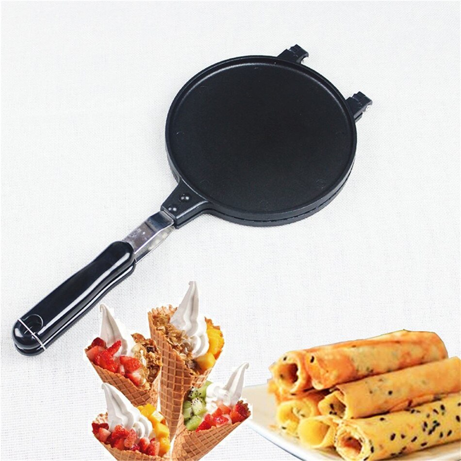 Household Waffle Bake Maker Kitchen Non-Stick Aluminum Alloy Waffle Maker Pan Mould Mold Press Plate Waffle Iron Baking Tools