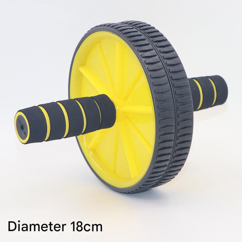 Roue abdominale sans bruit, rouleaux Ab avec tapis pour l'exercice, équipement de Fitness, accessoire d'exercice de la taille et des muscles abdominaux: Rouge