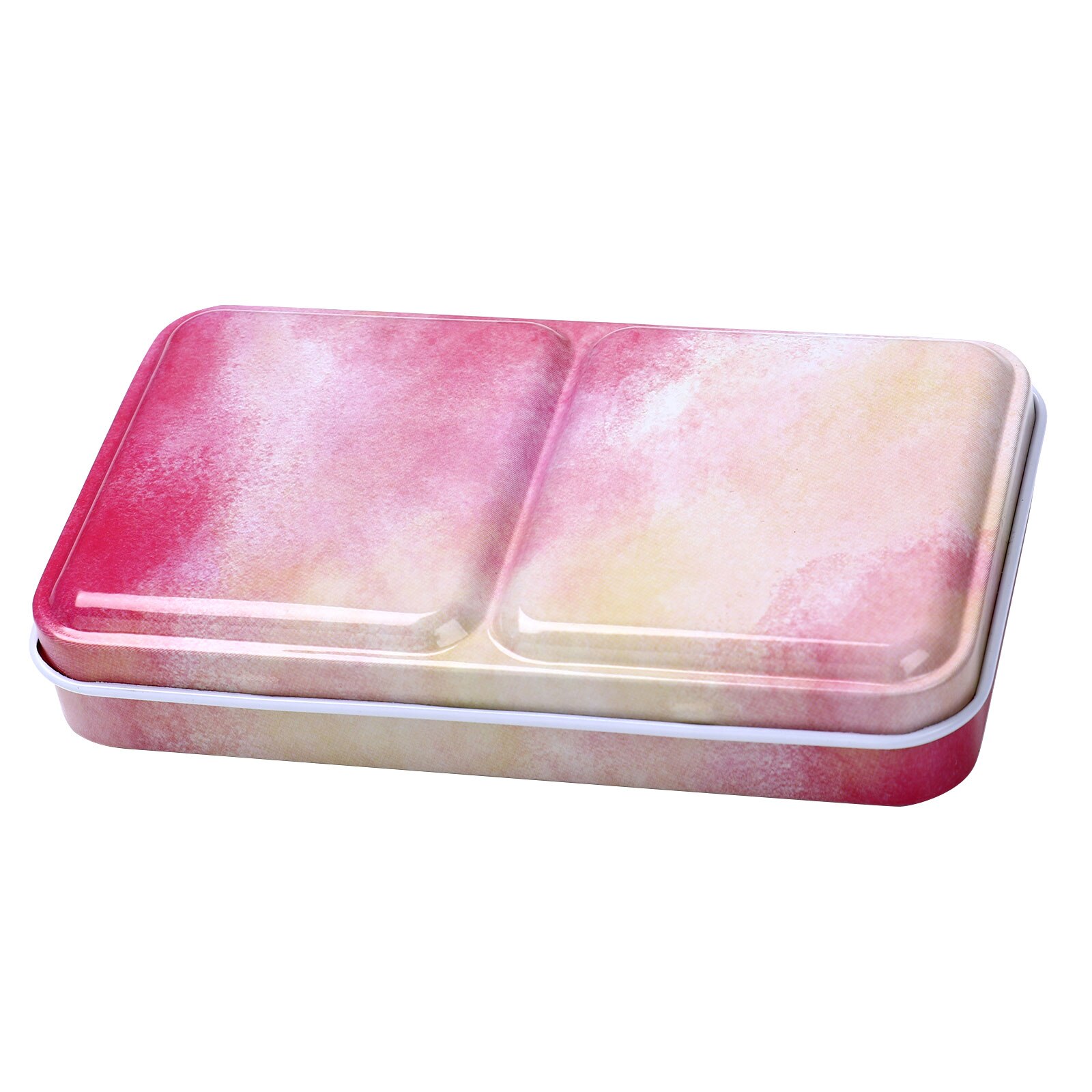 Mini Tin Box Airtight Leak Proof Palette Travel Painting Storage Tins Paint Tray Box for Watercolor Oil Gouache Acrylic Paints: Type 5 Summer