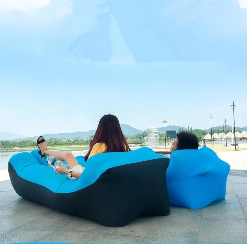 Inflatable Couch Sofa Portable beach deck chair Outdoor sofa bed Lazy Pillow Waterproof forcamping Sunbathing Beach leisure