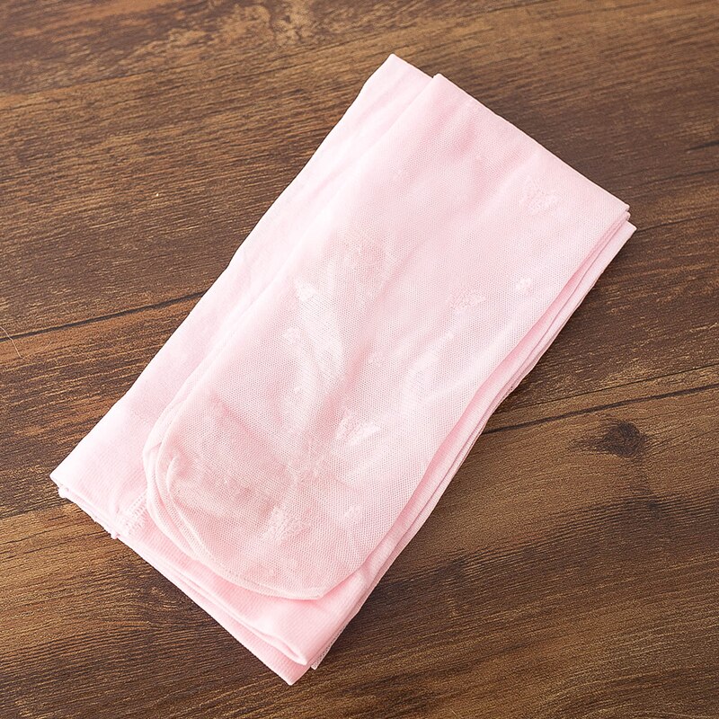 freundlicher nette schmetterling blume Anti-haken seide strumpfhosen sommer Ultra-dünne Schüler weiß tanz socken Baby moskito socken: hell Rosa / 75cm