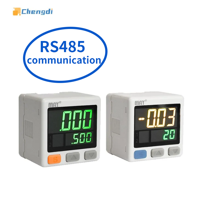 MS32 Digital Pressure Switch RS485 High Precision Pressure Gauge PLC Control RS485 Modbus Communication Pressure Transmitter