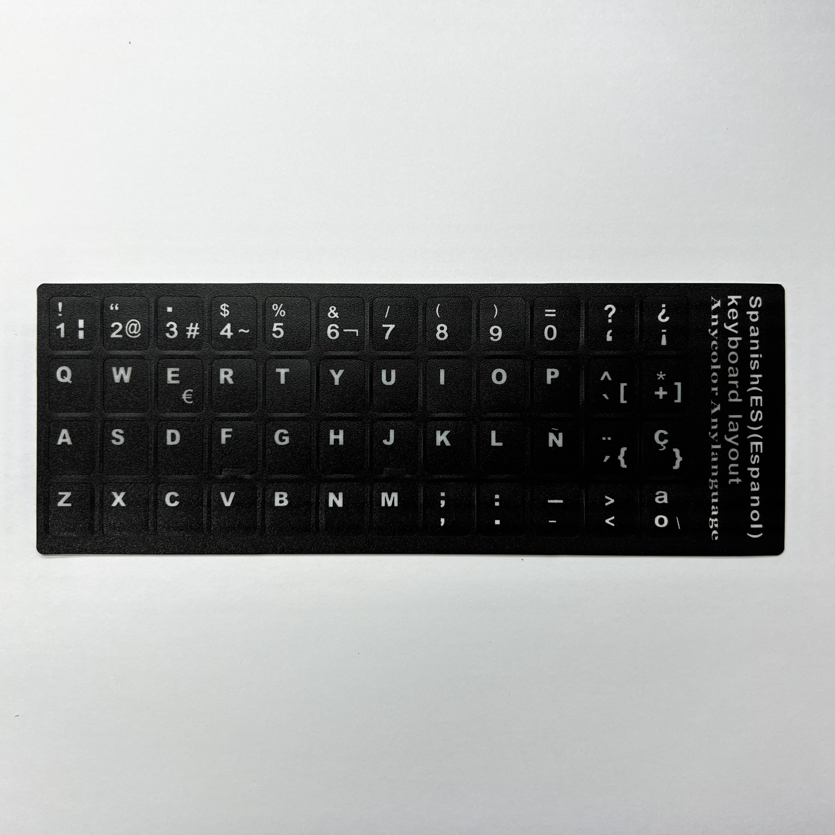 English Spanish Italian Korean French Deutsch Keyboard Stickers Frosted PVC Language Keyboard Sticker For Laptop Desktop PC