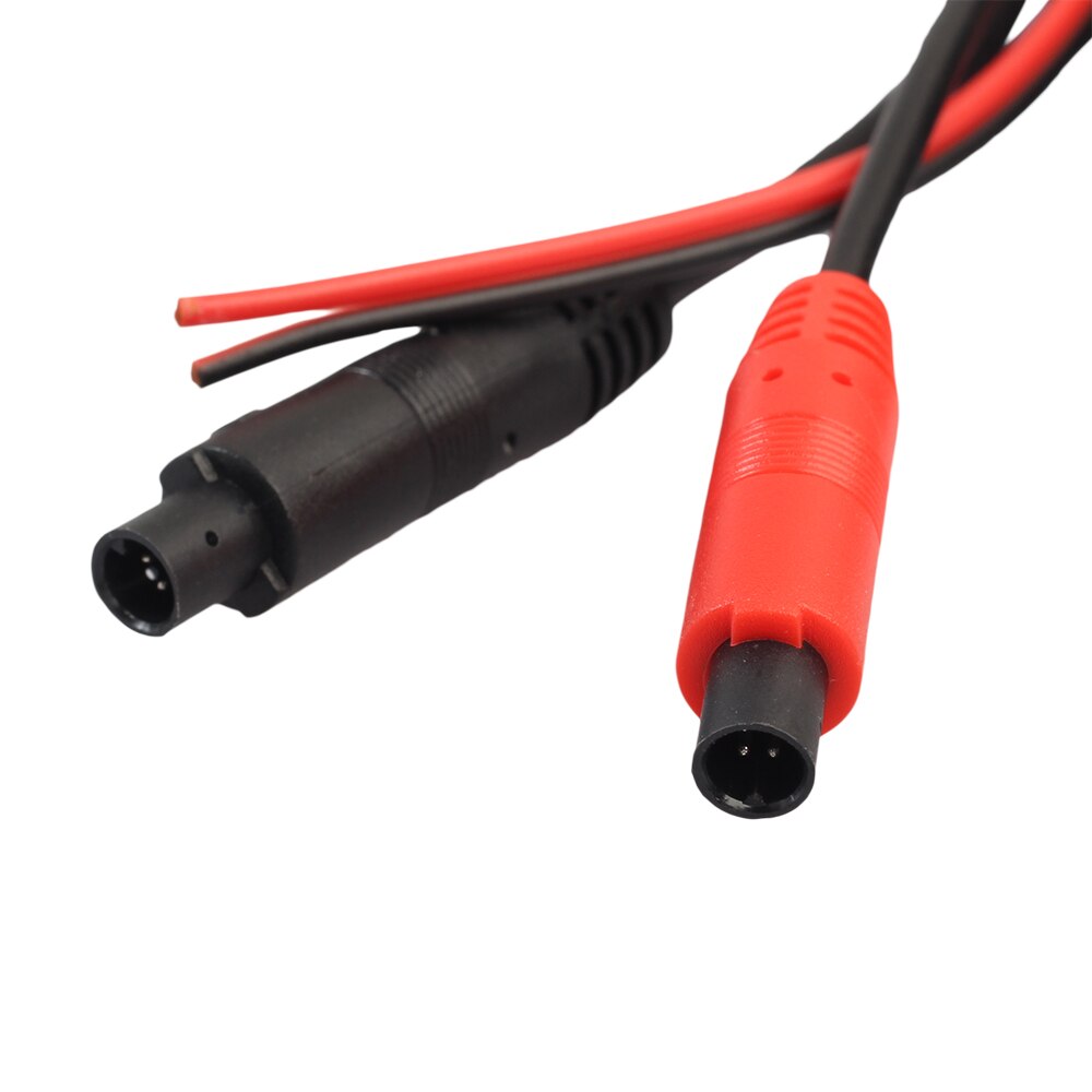 REXLIS-Cable de extensión de vídeo para coche, 4 pines, macho a macho, vista trasera de marcha atrás de coche, cámara de respaldo, Cable de marcha atrás para pantalla