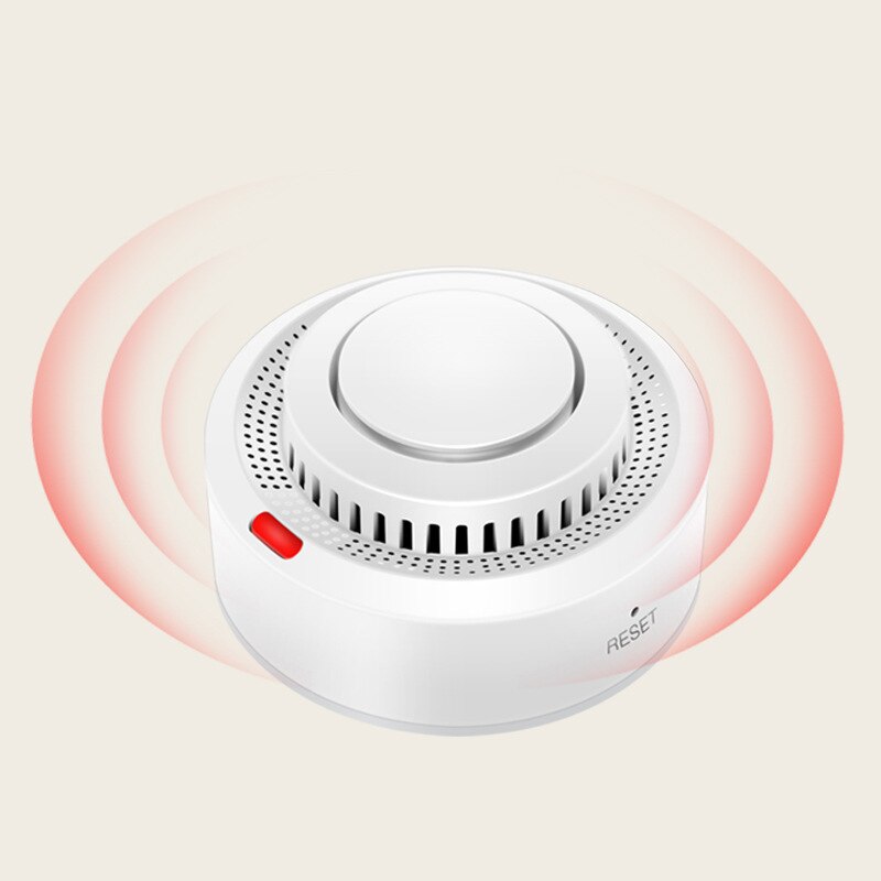 Tuya-Sensor de humo con WIFI, alarma independiente, Detector sensible al fuego, alarma de seguridad para el hogar, equipo contra incendios