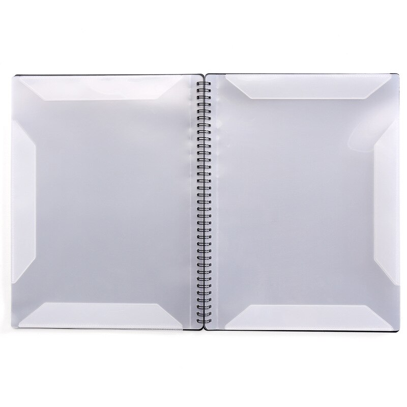 40/60 Pages Multi-functional A4 Sheet Music Score Coil Folder Practice Piano Paper File Storage Book
