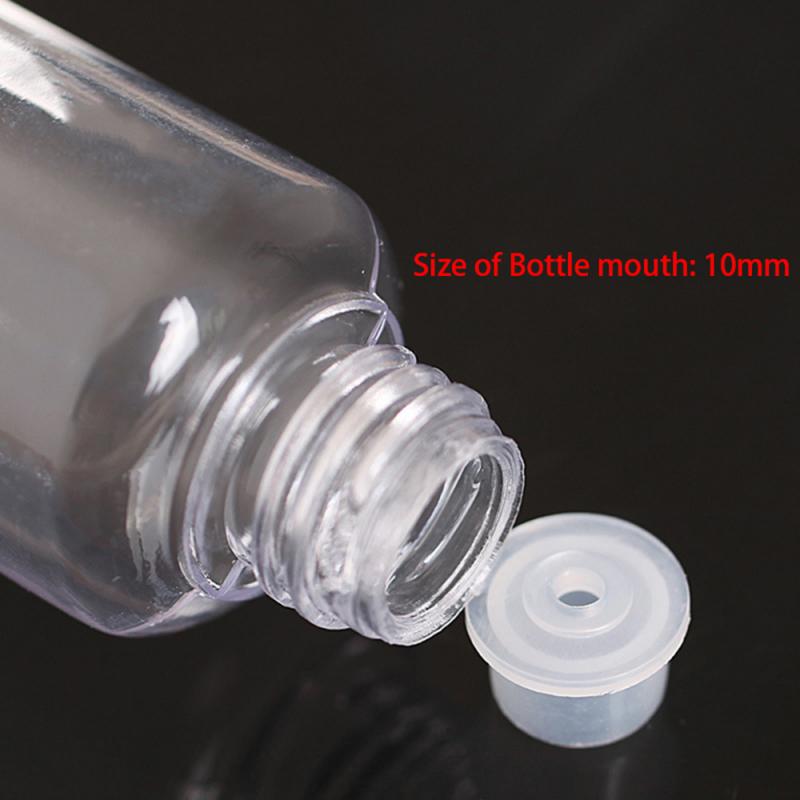 7pcs/Set Mini Makeup Cosmetic Face Cream Pot Bottles Plastic Transparent Empty Make Up Container Bottle Travel Kit Accessories