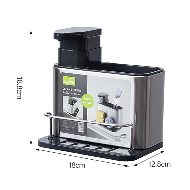 Rack Cutlery Organizer Tube Spoon Storage Box Knife Stand Block for Kitchen Cooking Tools Storage Chopstick Cage Tableware Drain: TH3700