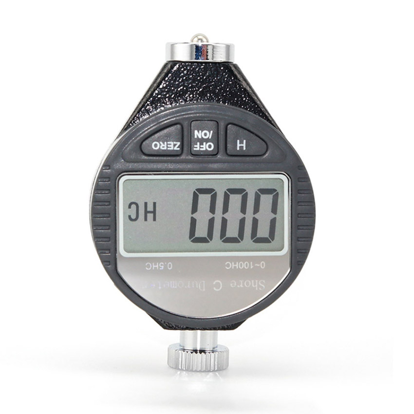 LCD Display Digital 3 Type Hardness Tester Meter Durometer Rubber Sponge Plastic Digital Hardmeter With Data Output Interface
