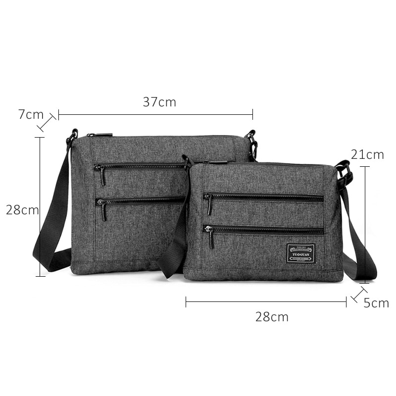 Scione Mannen Eenvoudige Effen Schoudertassen Mode Crossbody Casual Business Aktetassen Canvas Student School Travel Messenger Pack