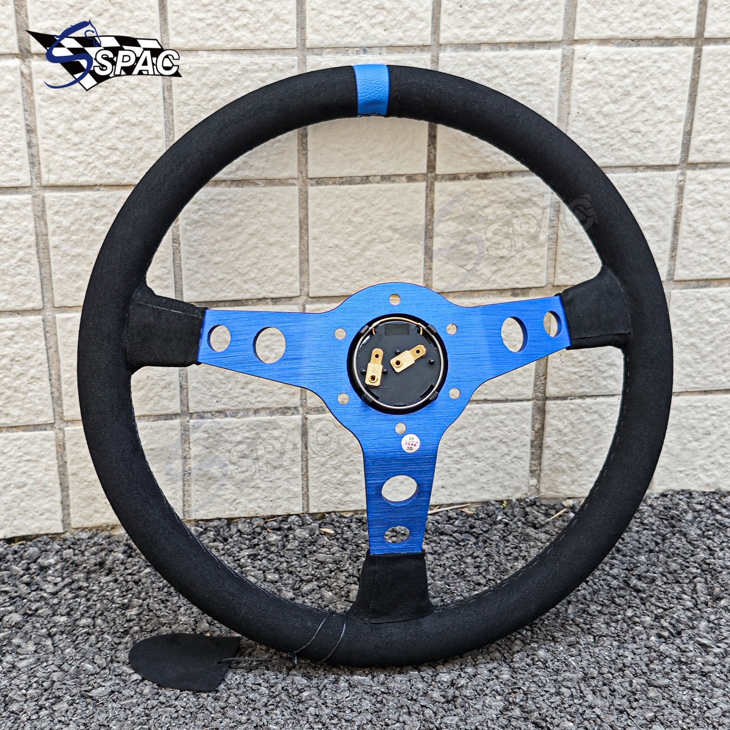 MOMO Ultra Graffiti Lenkrad Universal Wildleder Tuning Wheel Racing Sportwagen Lenkrad