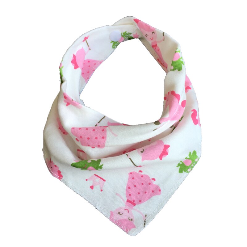 Slabbers Burp Doek Beby Bib Bandana Eten Voeden Doeken Waterdicht Driehoek Katoen Cartoon Print Baby Sjaal Baby Accessoires