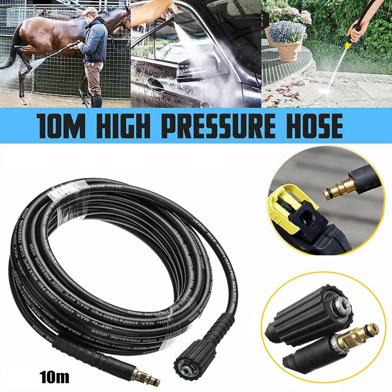 Limpiador de agua de alta presión de 10M, limpieza de cobre puro, manguera de lavado para coche Karcher K2 K3 K4 K5 K6 K7